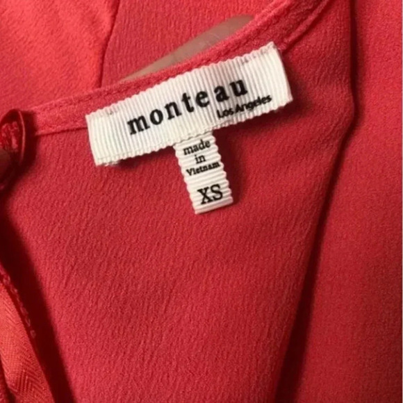 Coral Pink Romper with Scalloped Details | Pink Romper | Romper | Girly | Pink - Picture 9 of 12